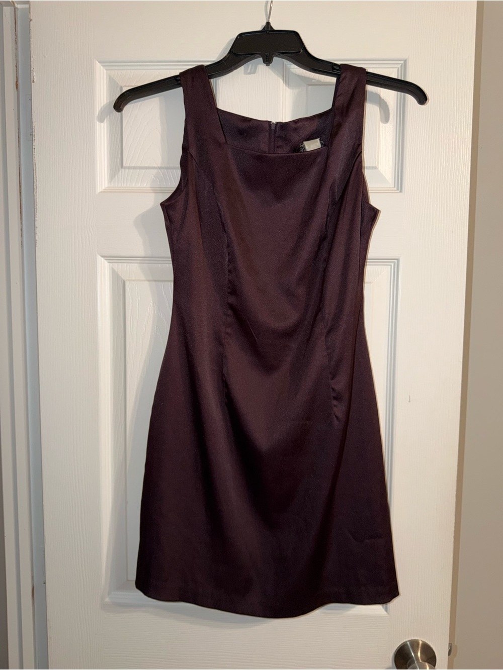 VTG 90s City Triangles Purple Satin Mini Dress 90s Supermodel S M